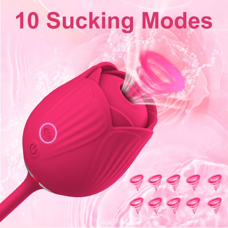 HOT SALE Rose Sex Toy For Ladies Sex Products For Women Sucking Vibration Female Licking Massage Masturbation sex toys adult gift #hua man ting2