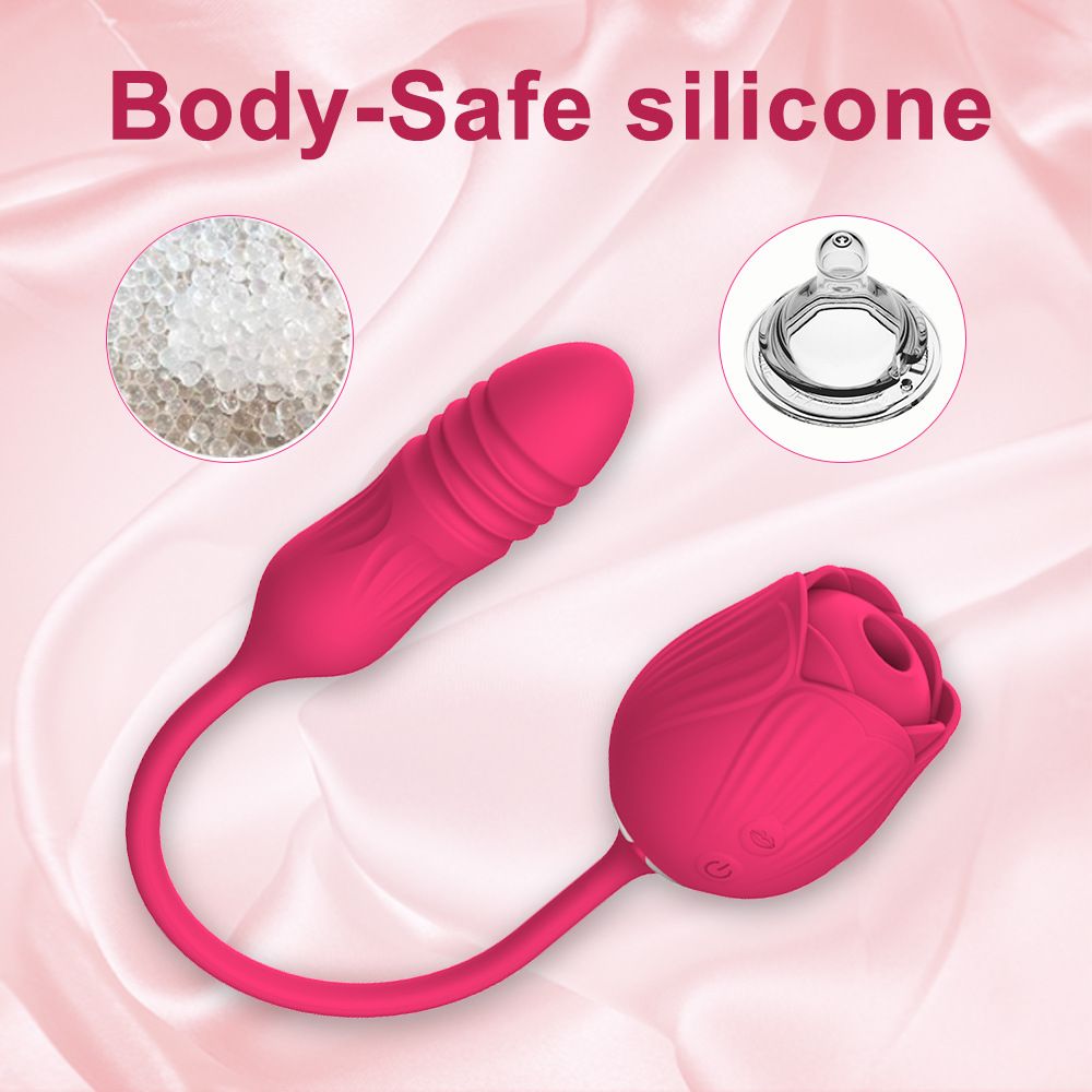 HOT SALE Rose Sex Toy For Ladies Sex Products For Women Sucking Vibration Female Licking Massage Masturbation sex toys adult gift #hua man ting2