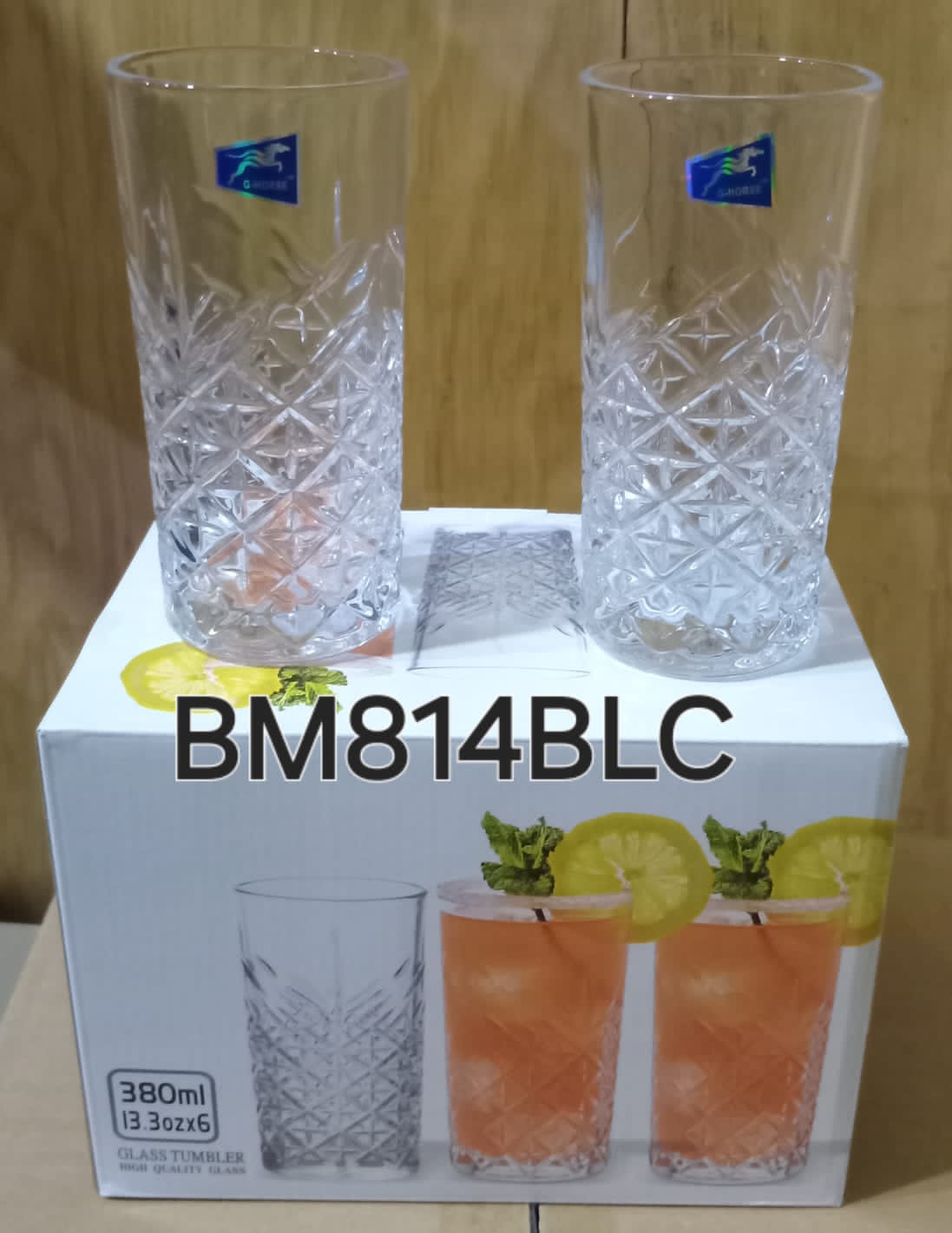 [ MAKES IT EASY AND SAVES COSTS 🤩🤩✨ !!! ] 6Pcs Brand New Very Quality Durable Long Tumbler  glasses at Best Price ( 380ml)