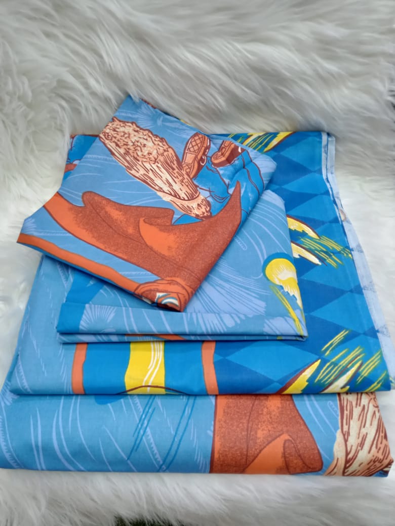 [🔥🛒 VALUE OFFER 🛒🔥 🥑🌽ONLY AT KILIMALL !!! ] [ 4 x 6 ] 4Pcs Classy Very Quality Durable & Stylish Cartoon themed bedsheets ( 2 bedsheets &   2  pillow cases ) at Best Price