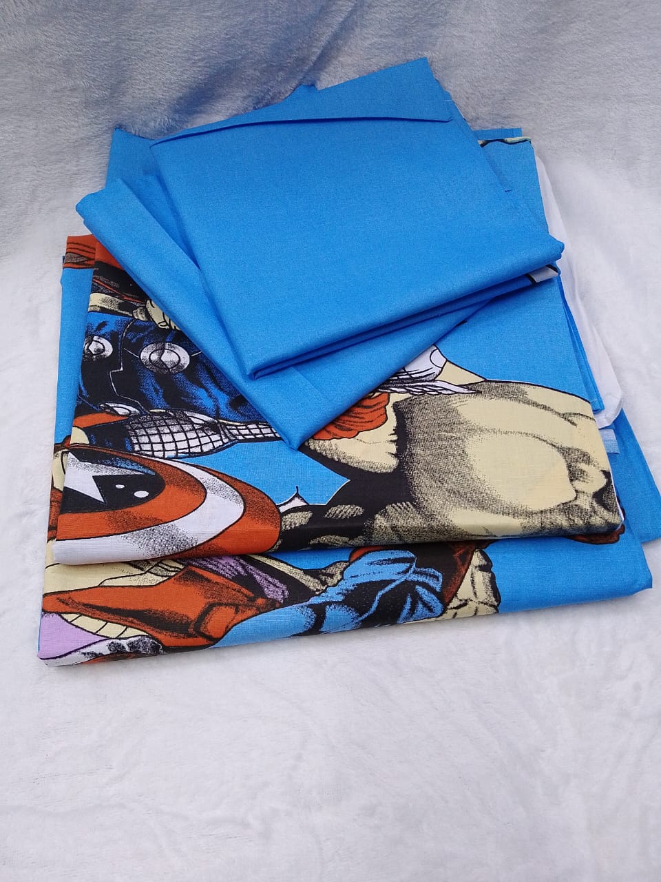 [🔥🛒 VALUE OFFER 🛒🔥 🥑🌽ONLY AT KILIMALL !!! ] [ 4 x 6 ] 4Pcs Classy Very Quality Durable & Stylish Cartoon themed bedsheets ( 2 bedsheets &   2  pillow cases ) at Best Price