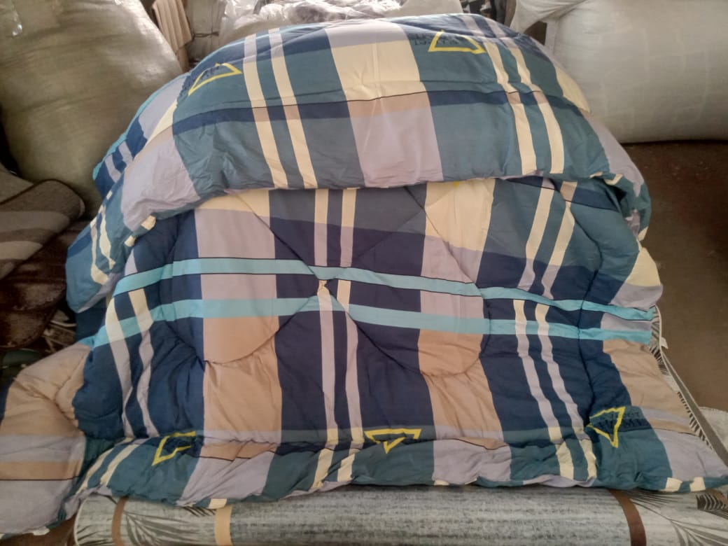 [🟡 REGULAR OFFER 🟡+ ADDED OFFERS🔥 🥑🌽ONLY AT KILIMALL !!! ]  [ 6 x 6 ] New Arrival Classy Very Quality Durable & Comfortable Unbinded duvets  With 1 bedsheet & 2 pillow cases )