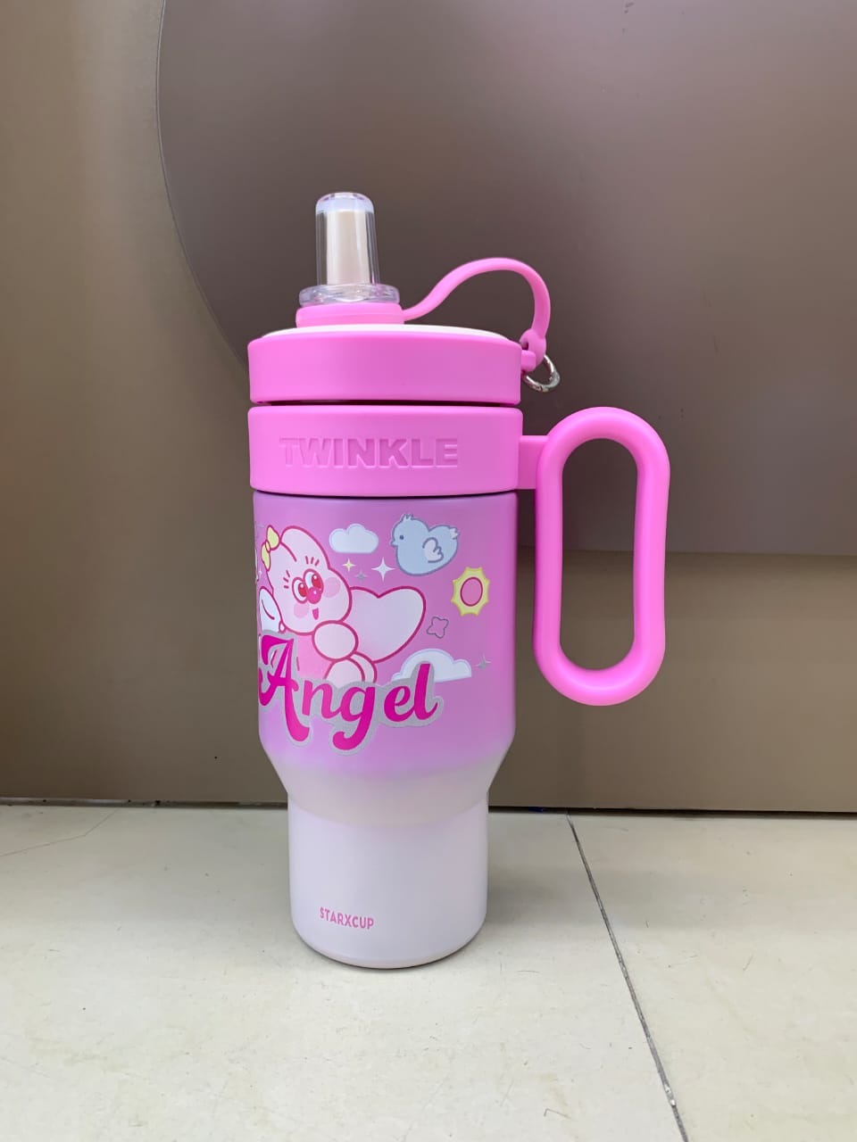 [ 🛍️ DAILY OFFER 🛍️+ ADDED OFFERS 🤩🤩✨ !!! ]  1Pc Classy Very Quality Durable  & Portable800ml thermal cup  at Affordable Price