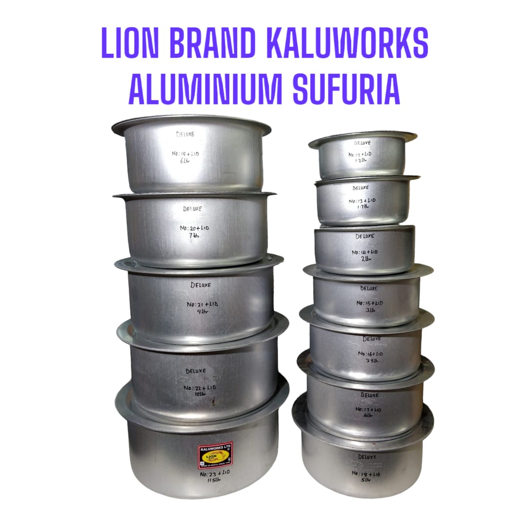 [ 🔥 SPECIAL OFFER 🔥 🤩🤩✨ !!! ]  1Pc Brand New Very Quality Durable Lion Brand Kaluworks Aluminum Sufuria (Deluxe) with Lid Size; S18-5.0Ltrs. Desiring To Serve The Best Experience✔👌
