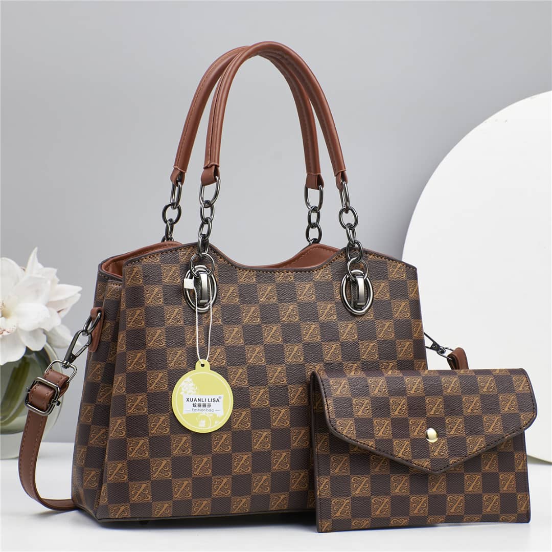 [ SHOP SMART AND SAVE BIG AT AN AMAZING OFFER PRICE 🤩🤩✨ !!! 2 in 1 New Arrival High Quality Stylish and Luxurious Comfortable Ladies Handbag ..Designed With Durability and Functionality ✔👌