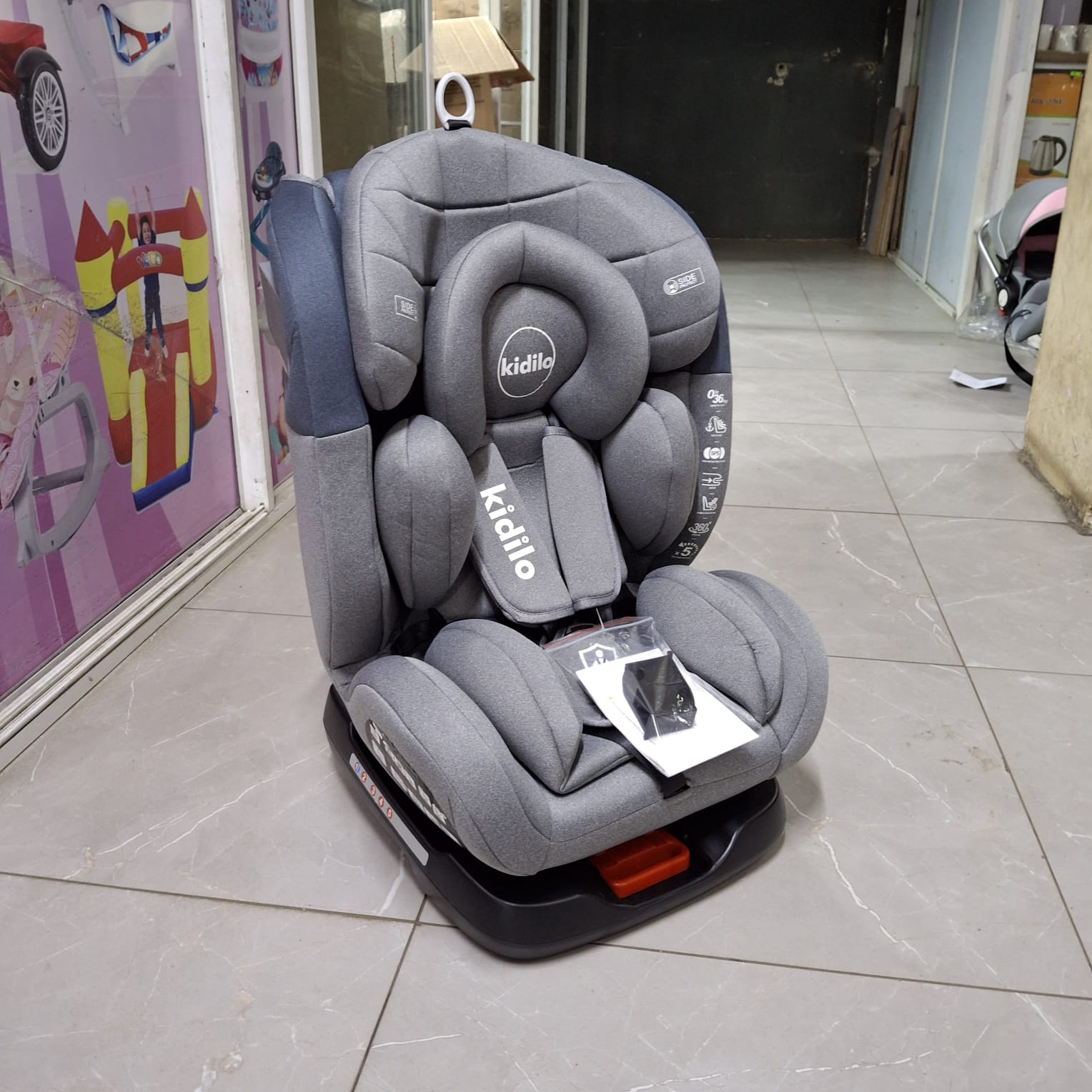 🚨DAILY DEALS YOU CAN'T IGNORE – CLICK FAST 🕒  1Pc Brand New Very Quality Durable 360 rotation car seat Has adjustable headrest ..Designed With Durability ✨👌