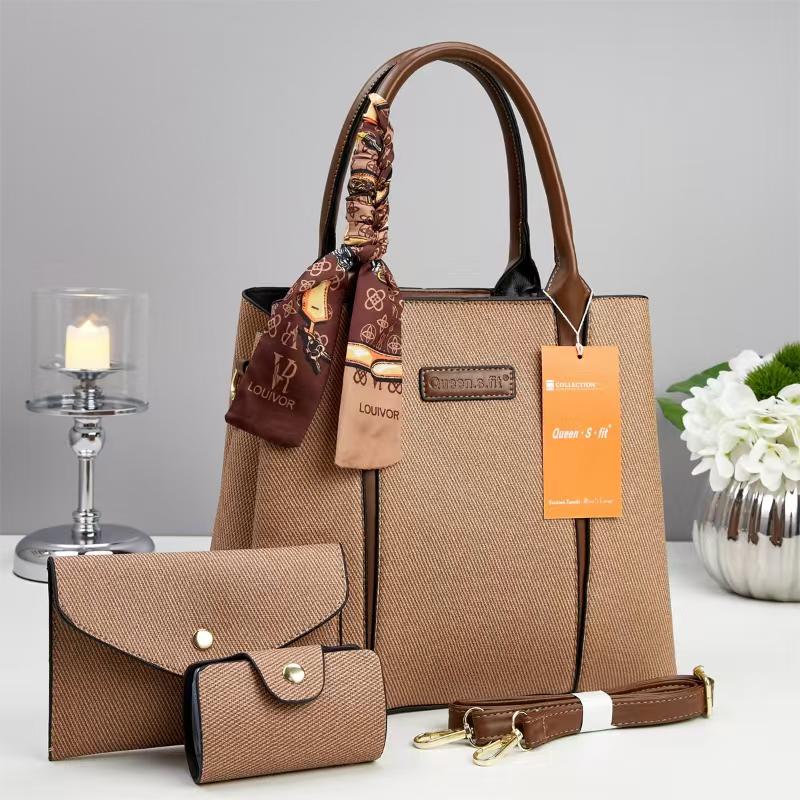 [🔥SPECIAL LIMITED OFFER🔥 🥑🌽ONLY AT KILIMALL !!! ] 3 in 1 New Arrival High Quality Stylish and Luxurious Comfortable Ladies Handbag ..Designed With Durability and Functionality ✔👌