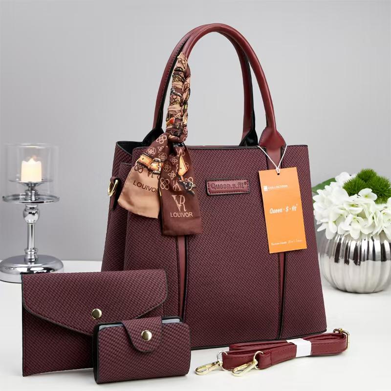 [🔥SPECIAL LIMITED OFFER🔥 🥑🌽ONLY AT KILIMALL !!! ] 3 in 1 New Arrival High Quality Stylish and Luxurious Comfortable Ladies Handbag ..Designed With Durability and Functionality ✔👌