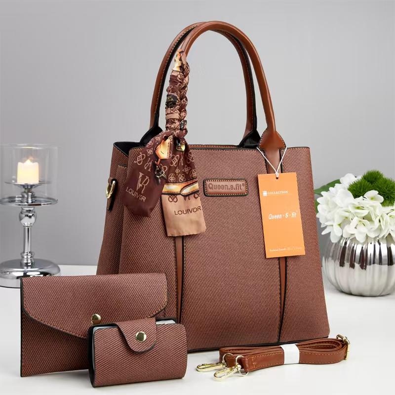 [🔥SPECIAL LIMITED OFFER🔥 🥑🌽ONLY AT KILIMALL !!! ] 3 in 1 New Arrival High Quality Stylish and Luxurious Comfortable Ladies Handbag ..Designed With Durability and Functionality ✔👌