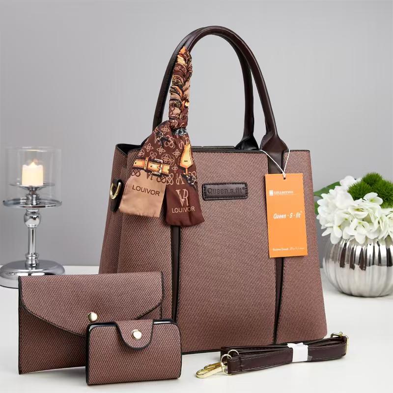 [🔥SPECIAL LIMITED OFFER🔥 🥑🌽ONLY AT KILIMALL !!! ] 3 in 1 New Arrival High Quality Stylish and Luxurious Comfortable Ladies Handbag ..Designed With Durability and Functionality ✔👌