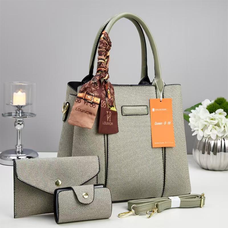[🔥SPECIAL LIMITED OFFER🔥 🥑🌽ONLY AT KILIMALL !!! ] 3 in 1 New Arrival High Quality Stylish and Luxurious Comfortable Ladies Handbag ..Designed With Durability and Functionality ✔👌
