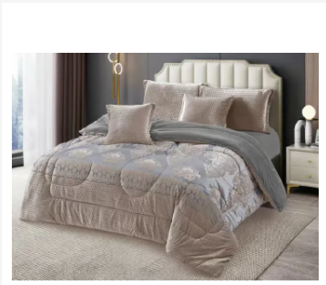 [ CLEARANCE SALE 🤩🤩👌 !!! ]🔥 🌽ONLY AT 4Pcs [ 6X7fts ] New Arrival High Quality Durable & Comfortable Silk Duvets, 1 bedsheet , 2 pillowcases & 2 comforter cases