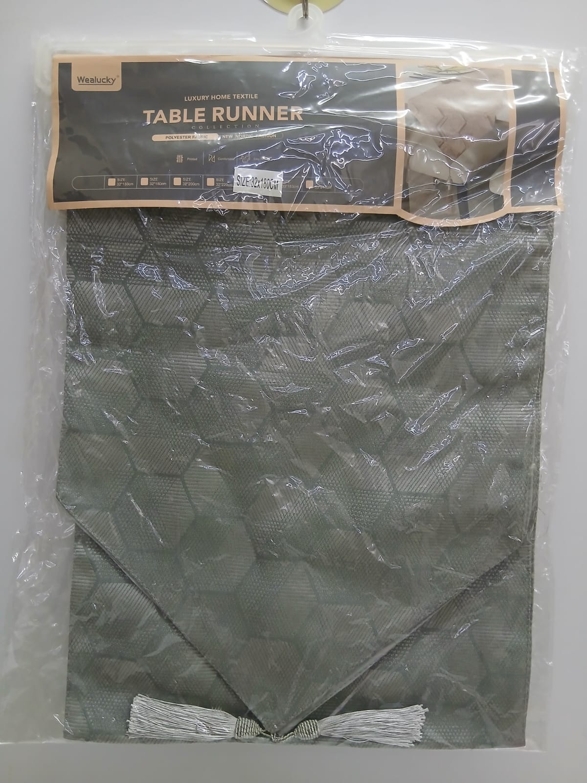 🎯 LIMITED OFFER 🎯 1 PC Fabric Table Runner – 30 cm × 183 cm, Stylish, Durable & High-Quality Home Décor