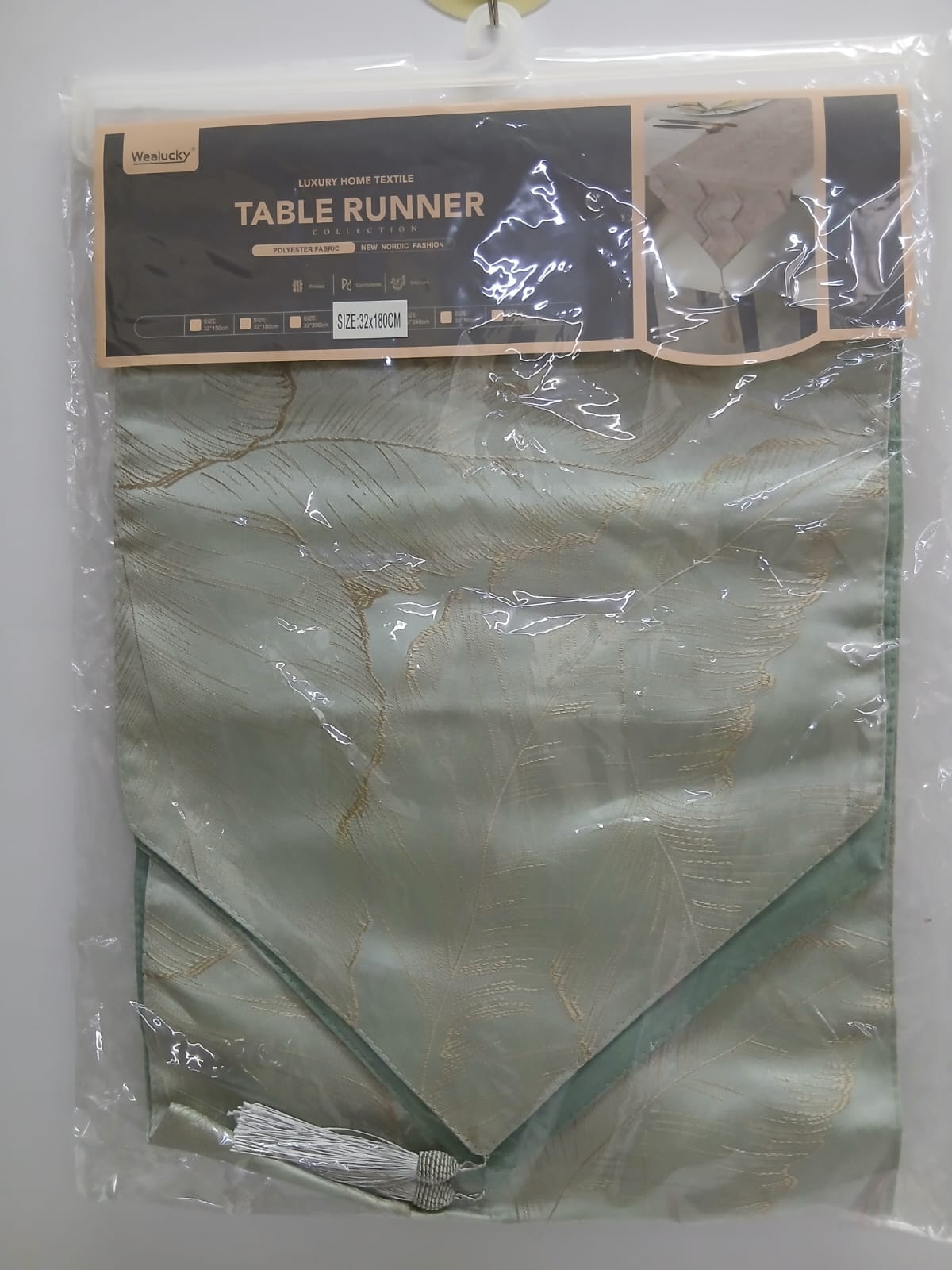 🎯 LIMITED OFFER 🎯 1 PC Fabric Table Runner – 30 cm × 183 cm, Stylish, Durable & High-Quality Home Décor