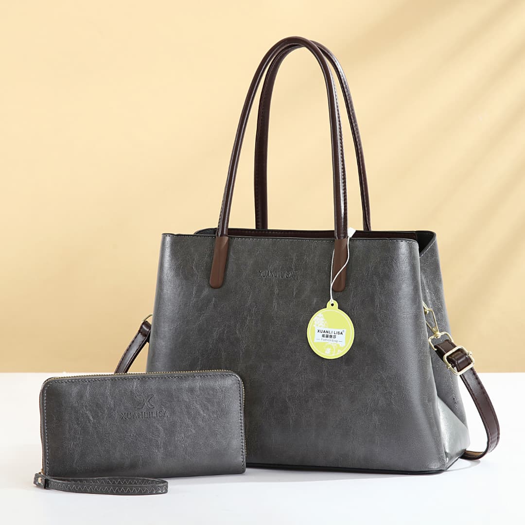 🧨 CLEARANCE OFFER 🧨 1PC Women’s Genuine Leather Shoulder Bag Large Stylish Zipper Handbag | Modern Fashion Bag for Work, Travel & Daily Use