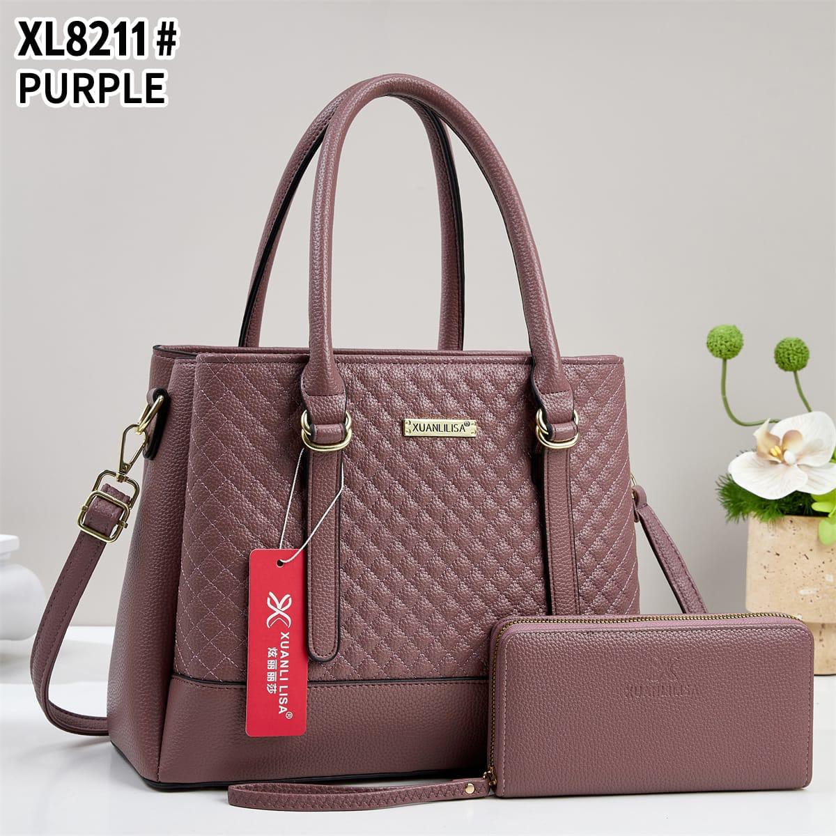 ⚡ FLASH OFFER ⚡ - 2-in-1 Women's Fashionable Handbag, Large, Lightweight, Stylish PU Leather/Fabric, Durable, Daily, Work, Travel, Shopping