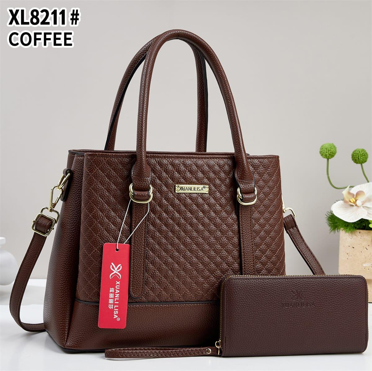 ⚡ FLASH OFFER ⚡ - 2-in-1 Women's Fashionable Handbag, Large, Lightweight, Stylish PU Leather/Fabric, Durable, Daily, Work, Travel, Shopping