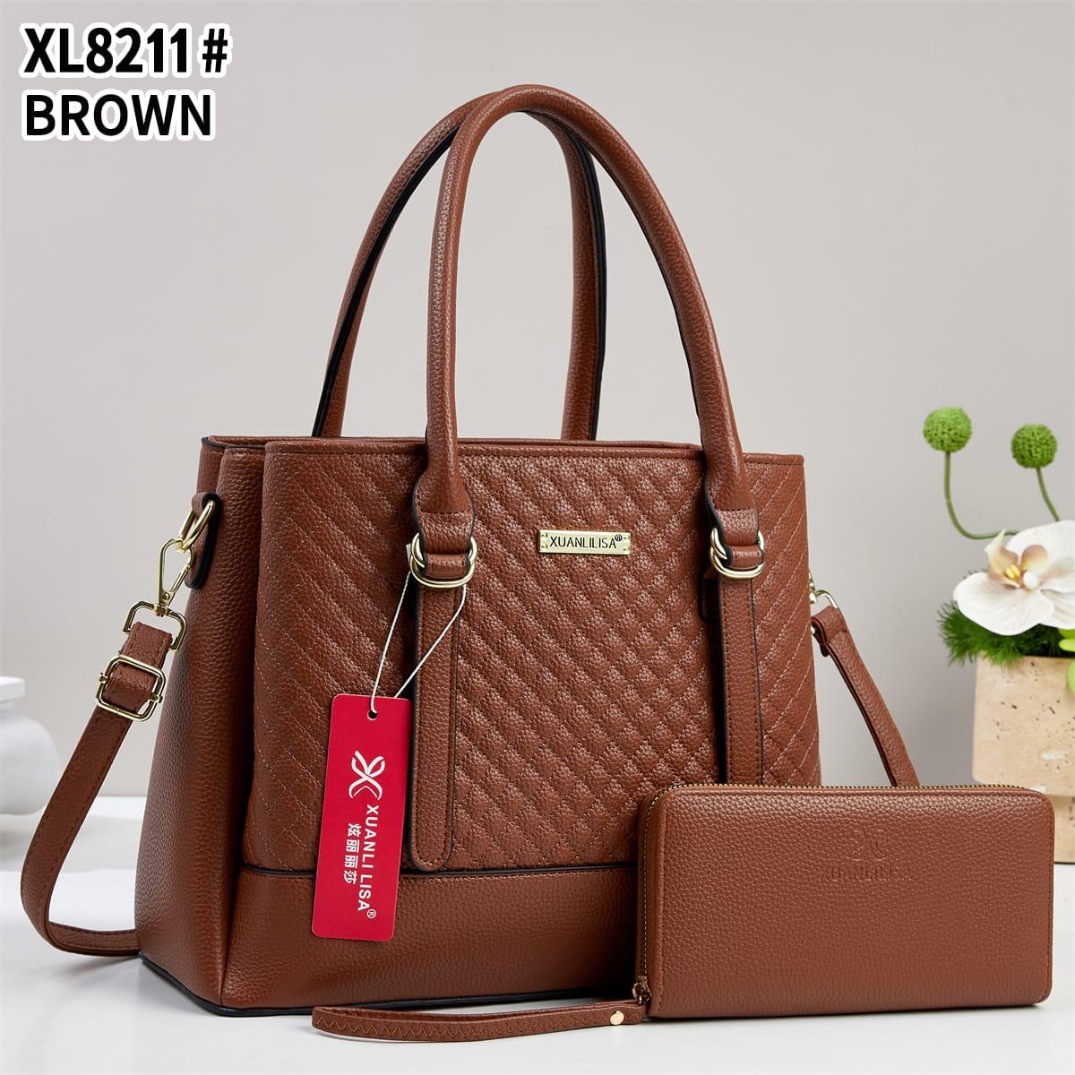 ⚡ FLASH OFFER ⚡ - 2-in-1 Women's Fashionable Handbag, Large, Lightweight, Stylish PU Leather/Fabric, Durable, Daily, Work, Travel, Shopping