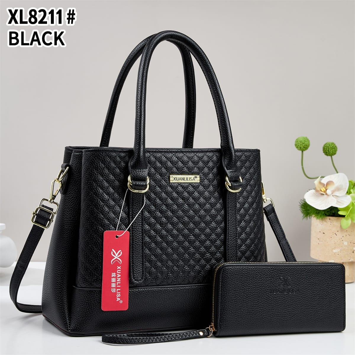⚡ FLASH OFFER ⚡ - 2-in-1 Women's Fashionable Handbag, Large, Lightweight, Stylish PU Leather/Fabric, Durable, Daily, Work, Travel, Shopping