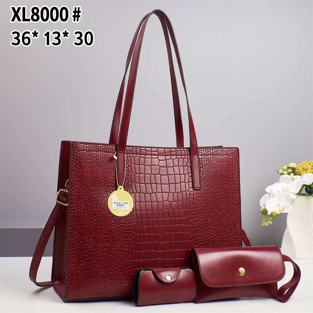 ⏰ TIME LIMITED OFFER ⏰ - 3-in-1 Women's Fashionable Handbags, Large, Lightweight, Stylish PU Leather/Fabric, Durable, Daily, Work, Travel, Shopping