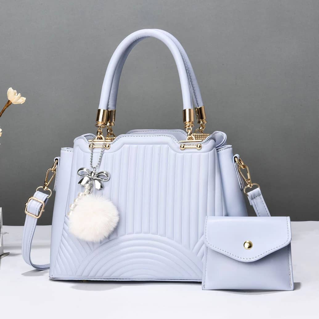 ⚡ INSTANT OFFER ⚡ - 2 in 1 Women's Fashionable Handbags, Large, Stylish, Lightweight PU Leather/Fabric, Durable, Modern, Daily, Travel