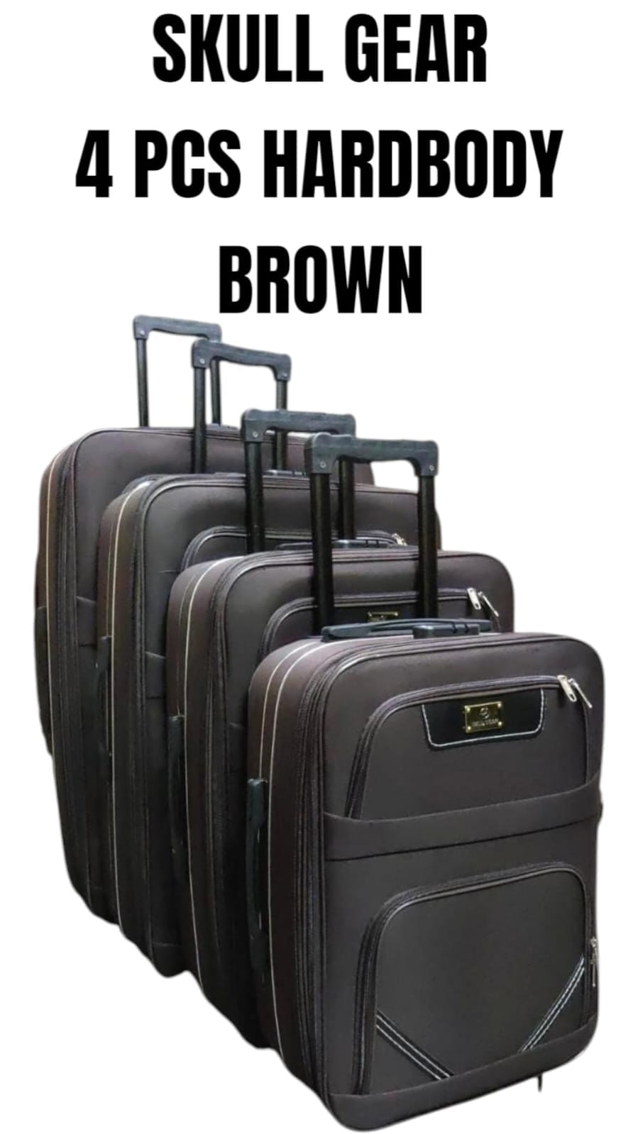 💥 DISCOUNT OFFER 💥 - 4 pc ABS + Polycarbonate Fiber Suitcase Set, Lightweight, Durable, Travel-Ready, High-Quality