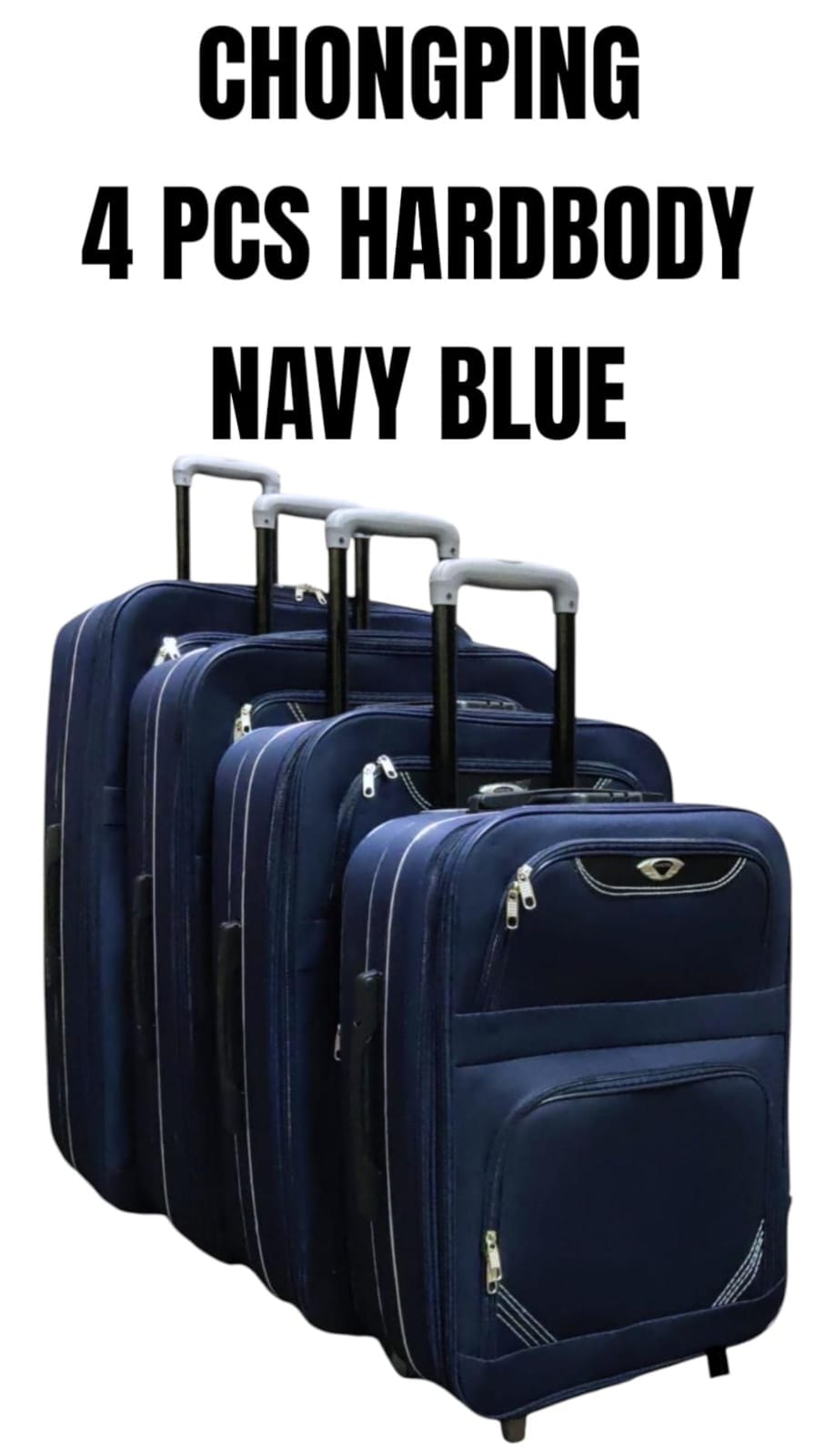 💥 DISCOUNT OFFER 💥 - 4 pc ABS + Polycarbonate Fiber Suitcase Set, Lightweight, Durable, Travel-Ready, High-Quality