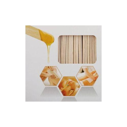Hard Wax Beans Hair Removal Depilatory Wooden Spatulas Stick -10pcs