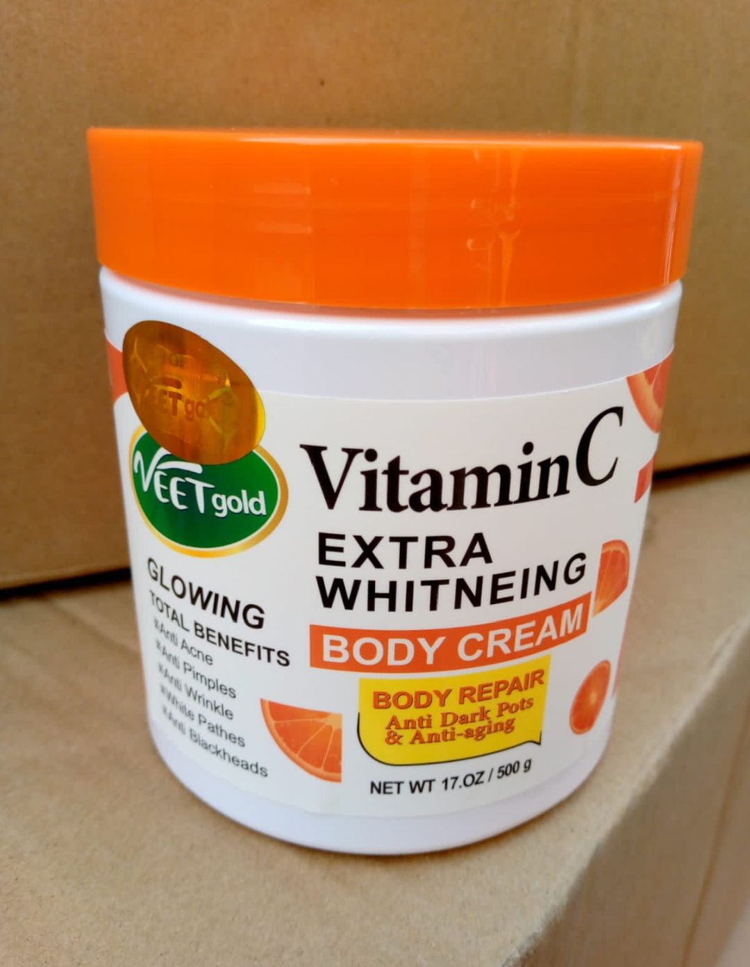 Veet Gold Vitamin C Extra Whitening Body Cream -500g