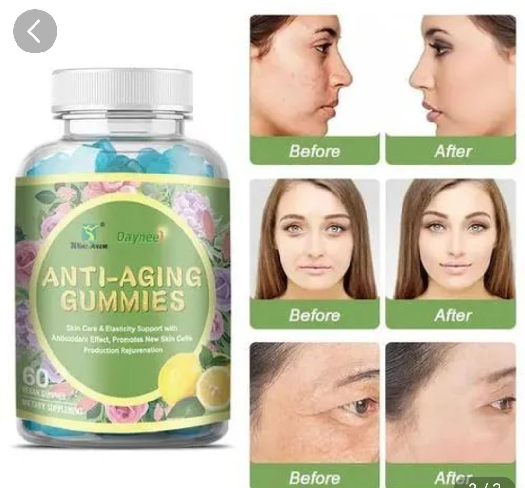 Daynee Anti-aging, Anti-wrinkle& Anti-acne Gummies For Skin Elasticity And Cells Renewal