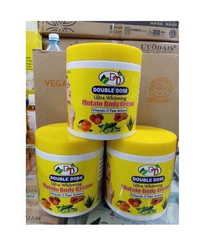 Molato Double Dose Vitamin C Fast Action ultra whitening Body Lotion+ Cream.