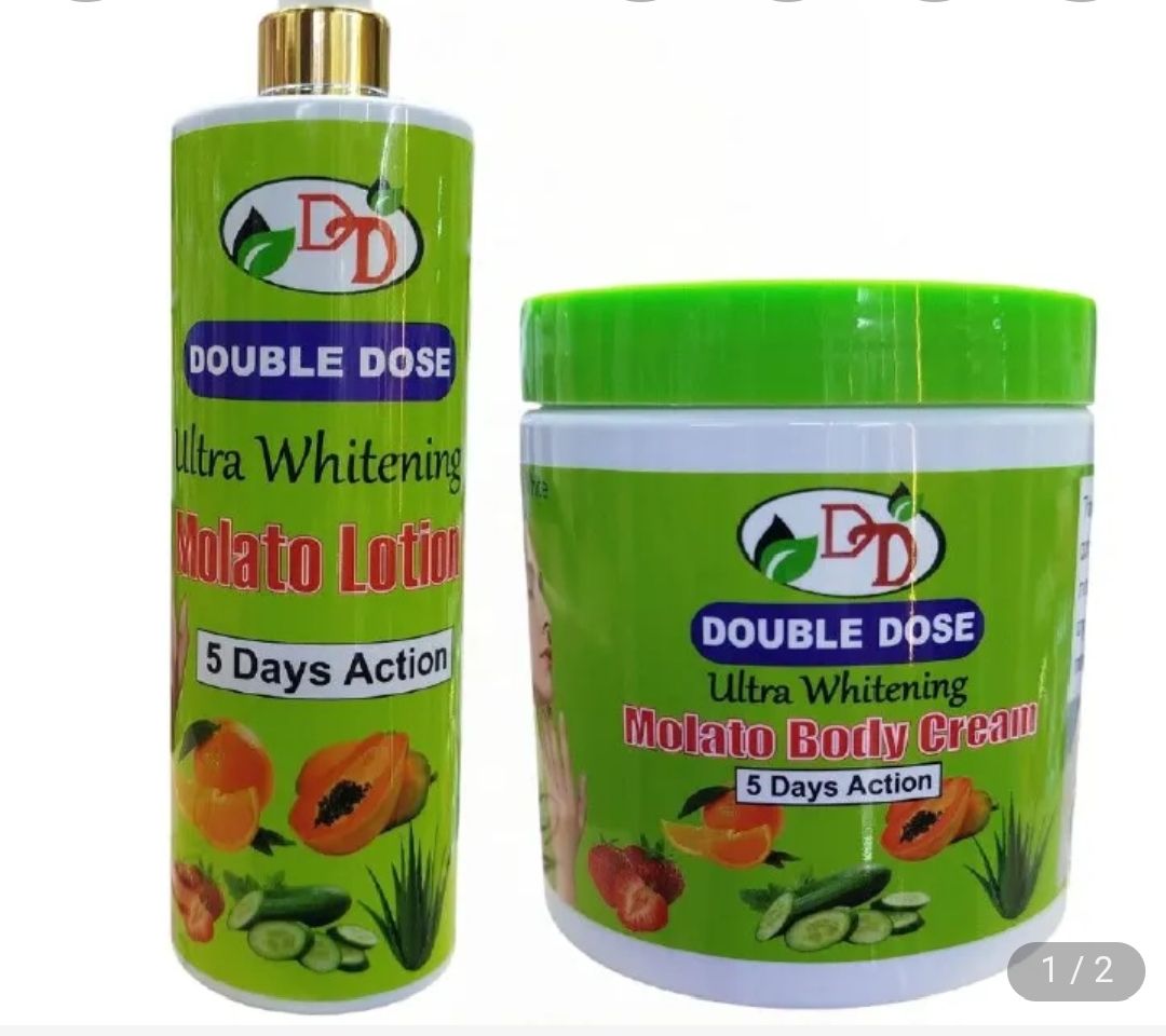 Double Dose Ultra Whitening Molato Body Lotion+ Cream-5 Days Action