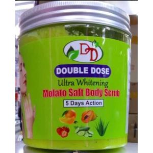 Molato Double Dose Ultra Whitening Salt Body Scrub 5 Day Action