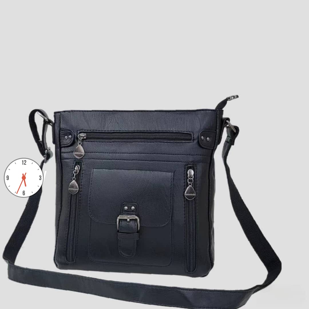 New Multi-Pocket Shoulder Bags PU Leather Ladies Bags Purses Handbags Women Sling Bags Office Messenger Bags Gift Sales