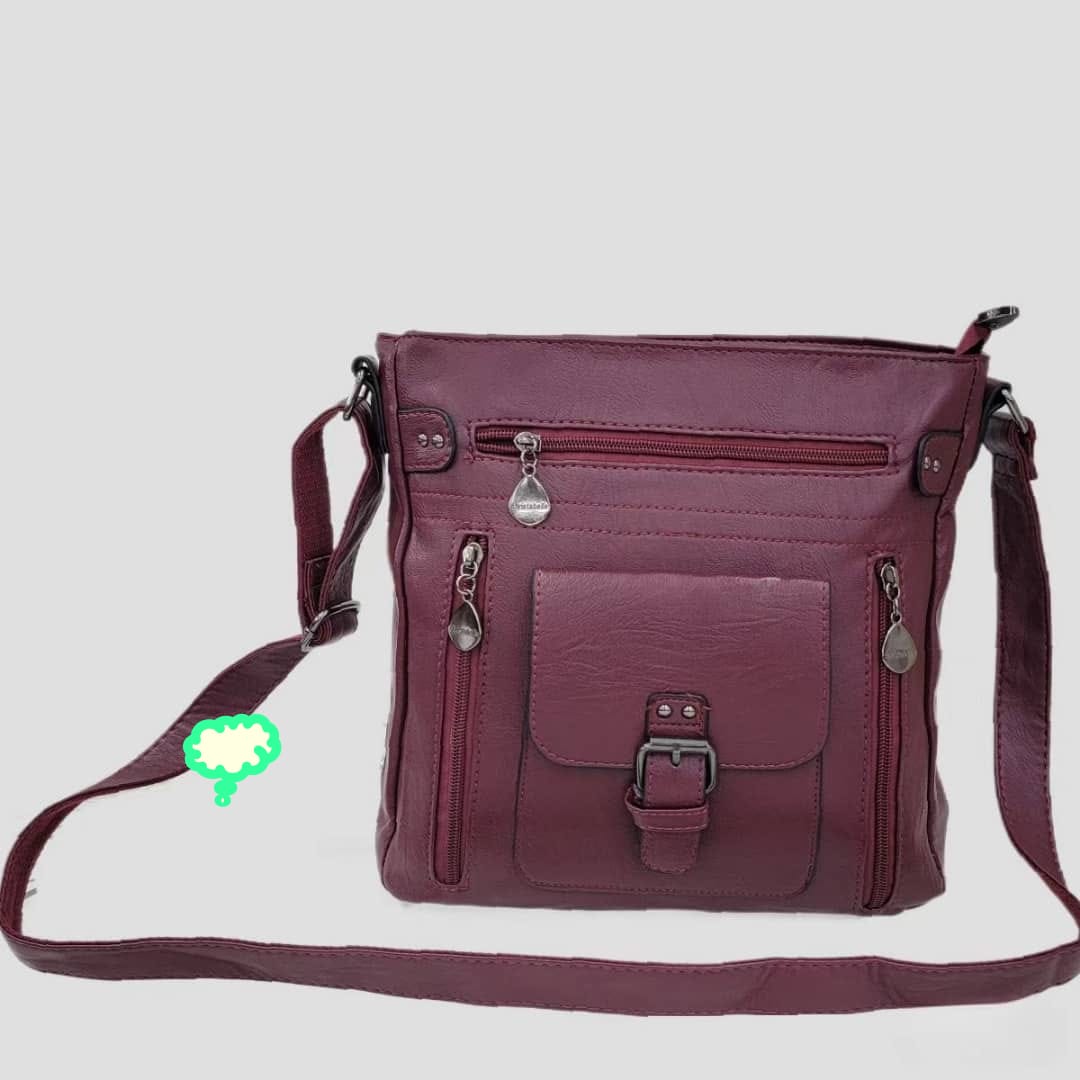 New Multi-Pocket Shoulder Bags PU Leather Ladies Bags Purses Handbags Women Sling Bags Office Messenger Bags Gift Sales