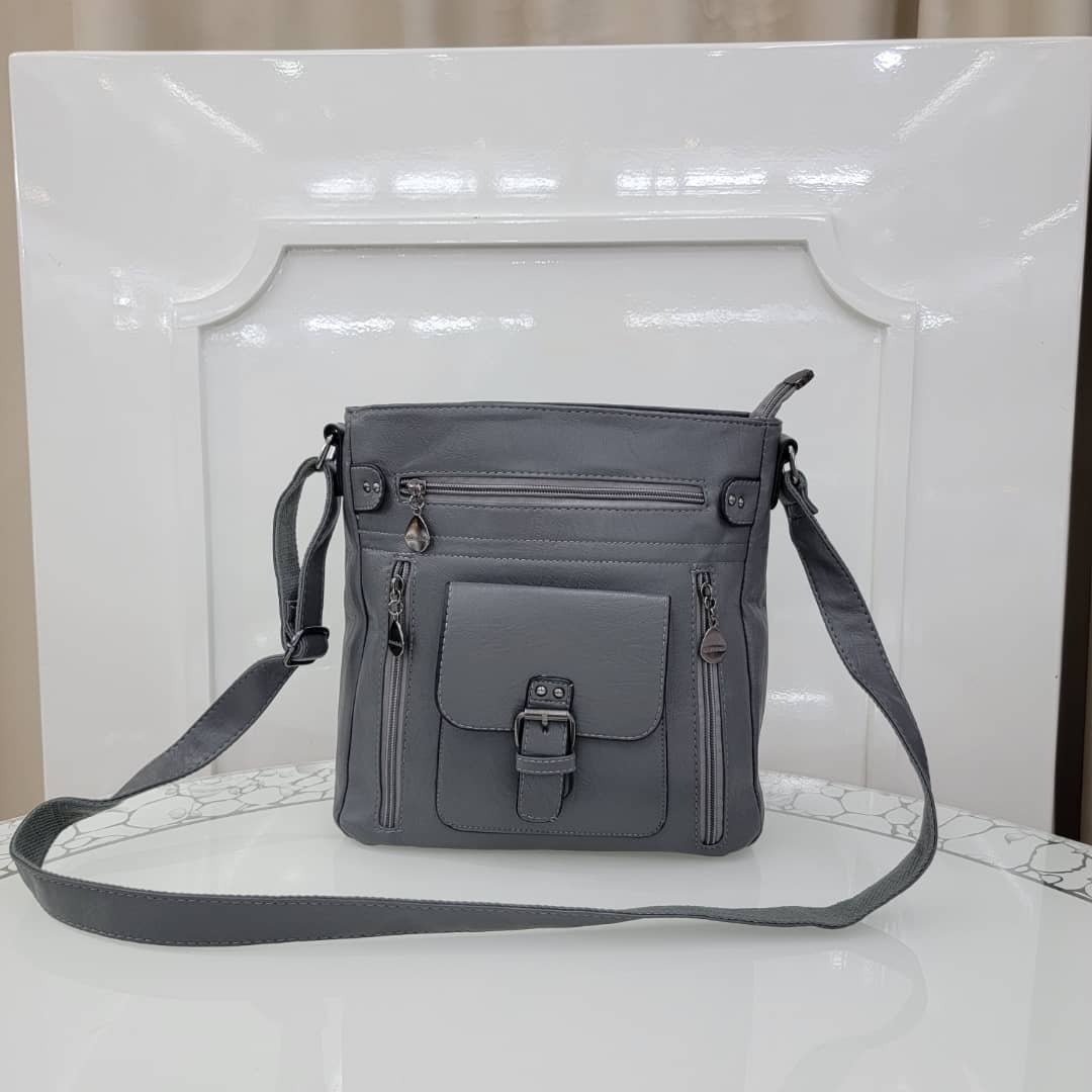 New Multi-Pocket Shoulder Bags PU Leather Ladies Bags Purses Handbags Women Sling Bags Office Messenger Bags Gift Sales