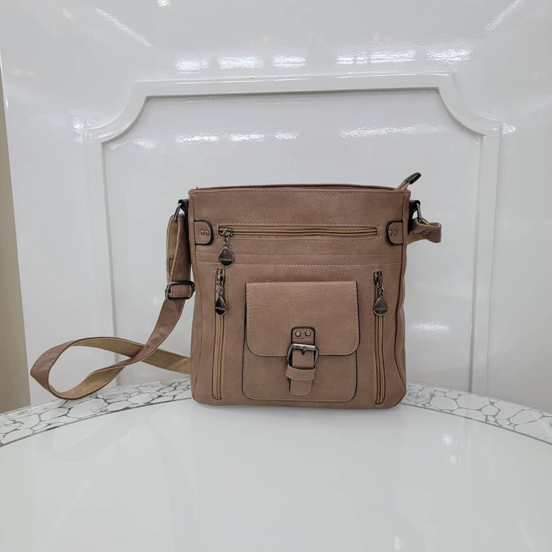 New Multi-Pocket Shoulder Bags PU Leather Ladies Bags Purses Handbags Women Sling Bags Office Messenger Bags Gift Sales