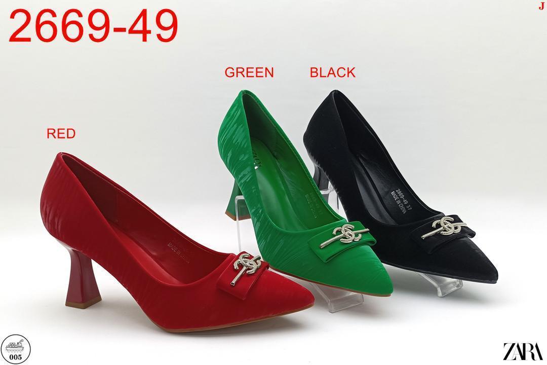 Classic Womens Zara Heels Shoes, Low Kitten Heels Comfortable Ladies Open High Heel Fashionable Slip on Girls Shoes