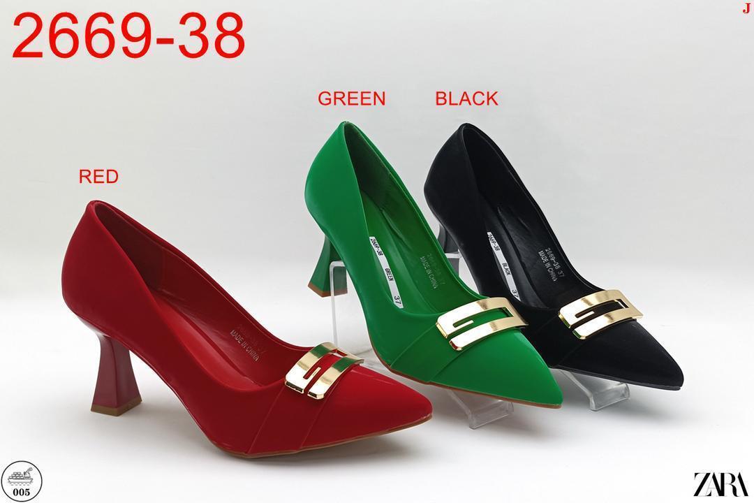 Classic Womens Zara Heels Shoes, Low Kitten Heels Comfortable Ladies Open High Heel Fashionable Slip on Girls Shoes