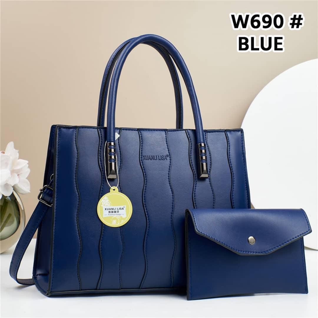 2in1 Classic Trendy Ladies Handbag Women Shoulder Bag Strap Adjustable Fashion Bag Zipper Closure Girls Crossbody Bag with Purse or Wallet Bag