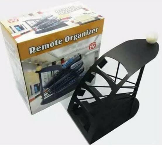 Metallic TV Remote Control Steel Organizer Table Top Remote Holder