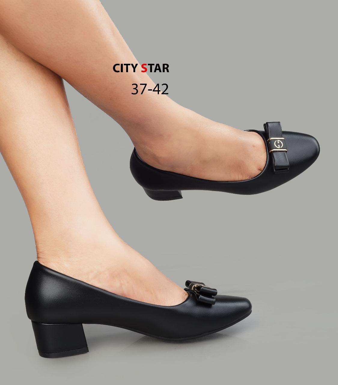Comfortable Quality Leather Durable Official Classy Loafer Low Wedges Chunky Block Heels ladies/women shoes Mom Shoes