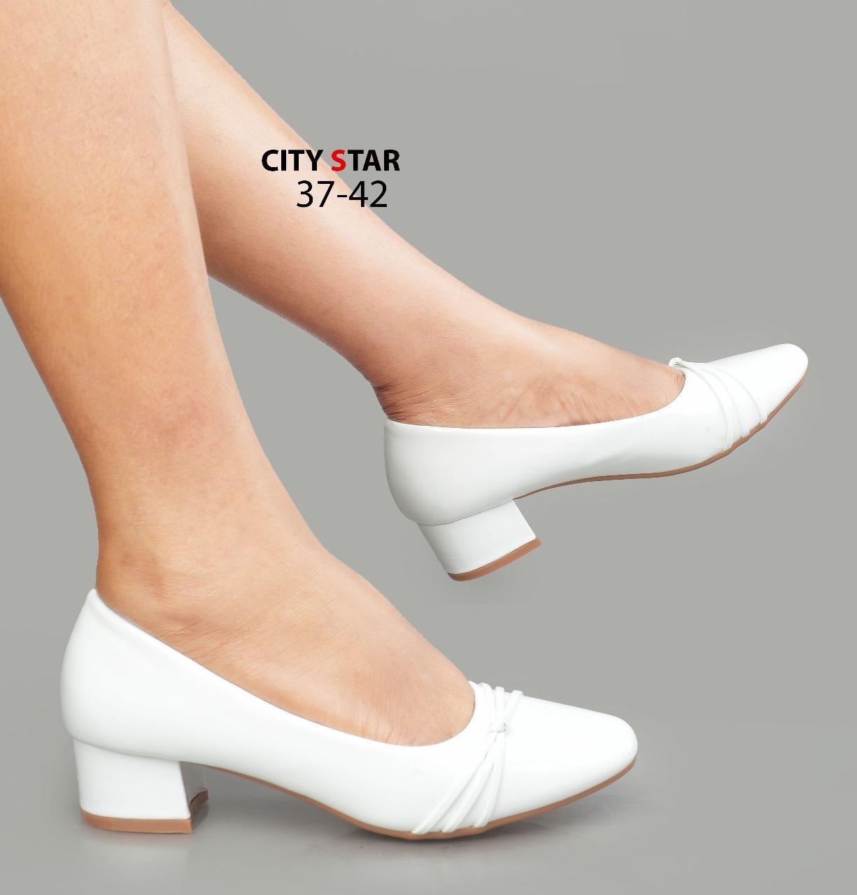 Comfortable Quality Leather Durable Official Classy Loafer Low Wedges Chunky Block Heels ladies/women shoes Mom Shoes
