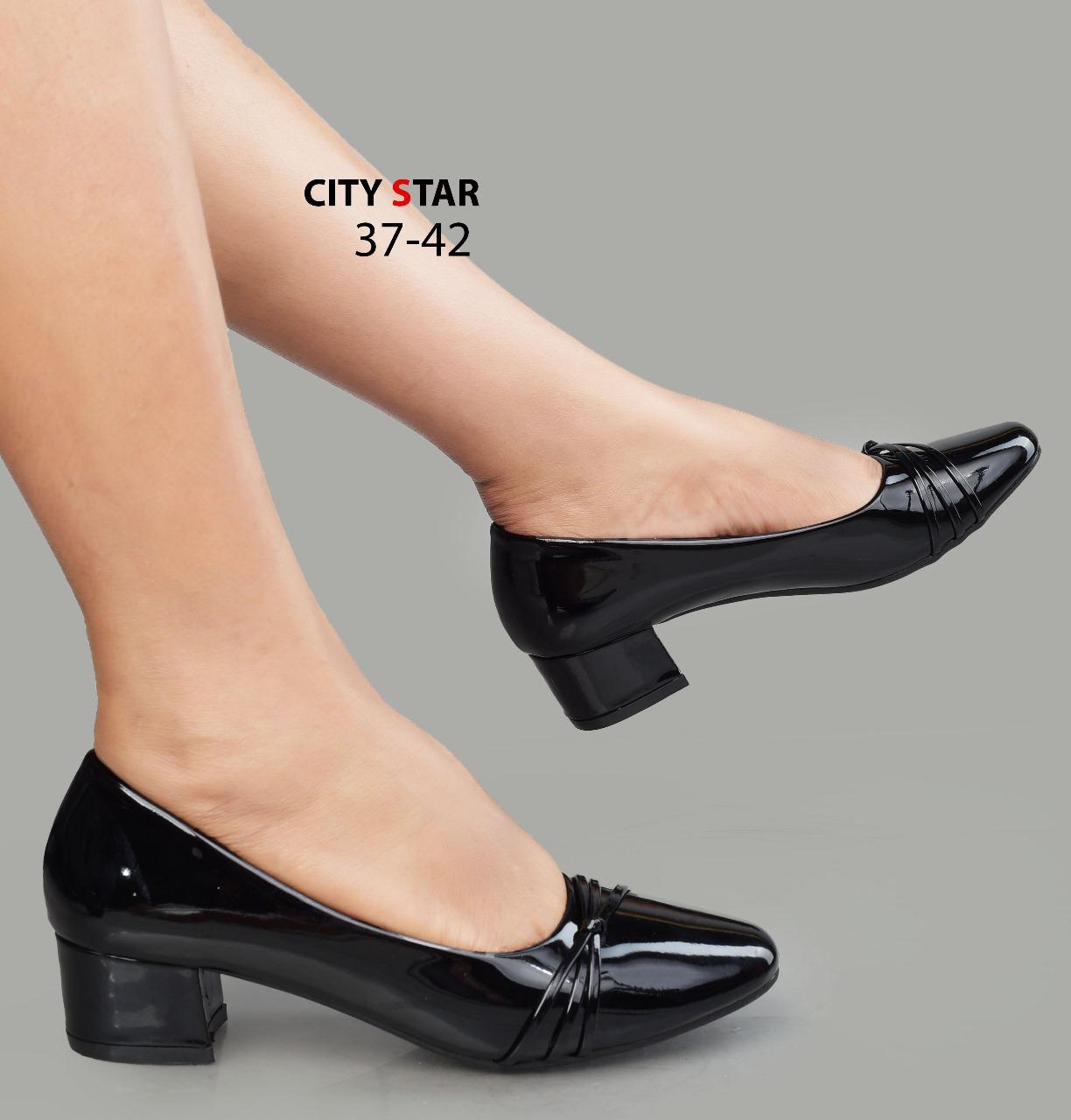 Comfortable Quality Leather Durable Official Classy Loafer Low Wedges Chunky Block Heels ladies/women shoes Mom Shoes
