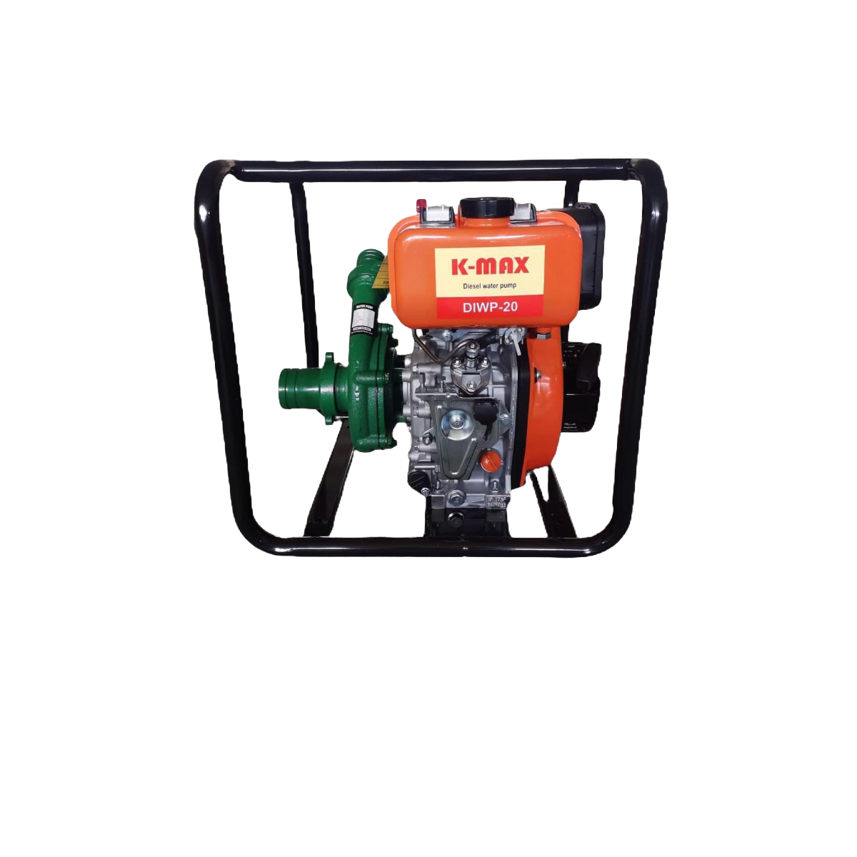 KMAX 2″ Diesel Water Pump – 7HP, 30m³/h Flow Rate, 7m Suction & 23m Lift – Heavy Duty Cast Iron Pump. Perfect for farms, irrigation, construction, and flood control. Durable, powerful, and fuel-effici
