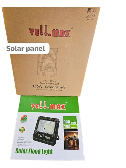💡☀️ Vellmax 100W Solar Floodlight ☀️💡
