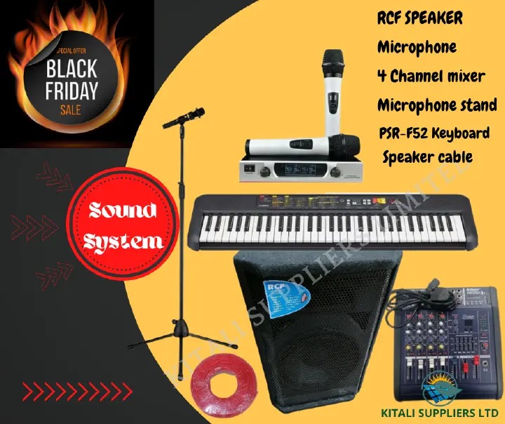 🔥🎶 SPECIAL OFFER – RCF PUBLIC ADDRESS (PA) SYSTEM COMPLETE SET 🎶🔥