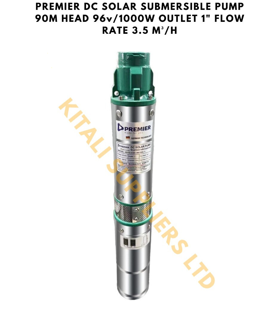 Premier 1000W DC Solar Submersible Water Pump