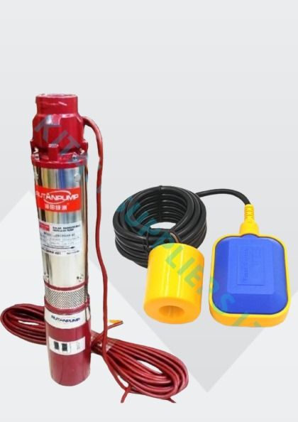 Rutan Solar DC Submersible Pump System – 750W, 96V, 75M Lift Capacity with Free Float Switch