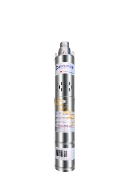 Premier 750W DC Solar Submersible Water Pump – 140M Head, 96V Input, 1.25" Outlet for Deep Boreholes & Irrigation